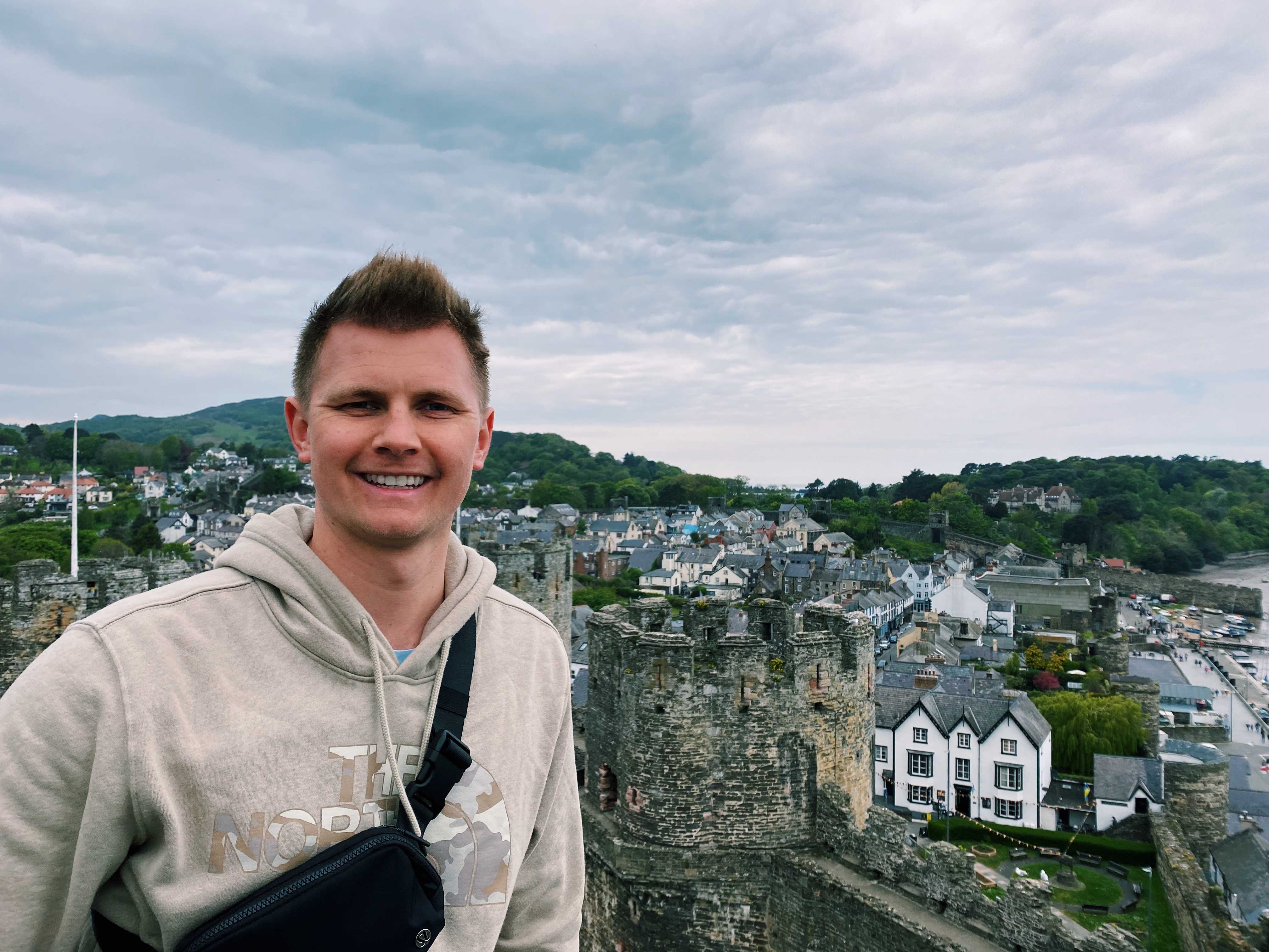 Cardiff Castle in Wales on Study Abroad Trip